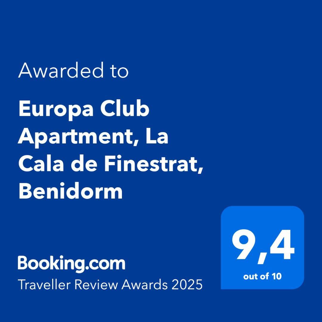 Europa Club Apartment, La Cala De Finestrat, Benidorm, Next To The Beach, Ground Floor, Air Cond Exterior foto